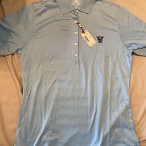 Women’s small Villanova collared shirt in Tarheel Blue